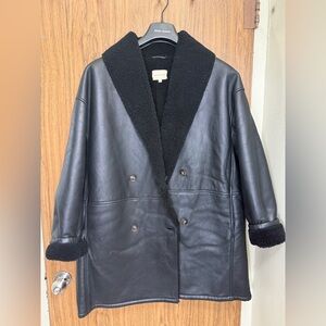 Black Namo Shearling coat